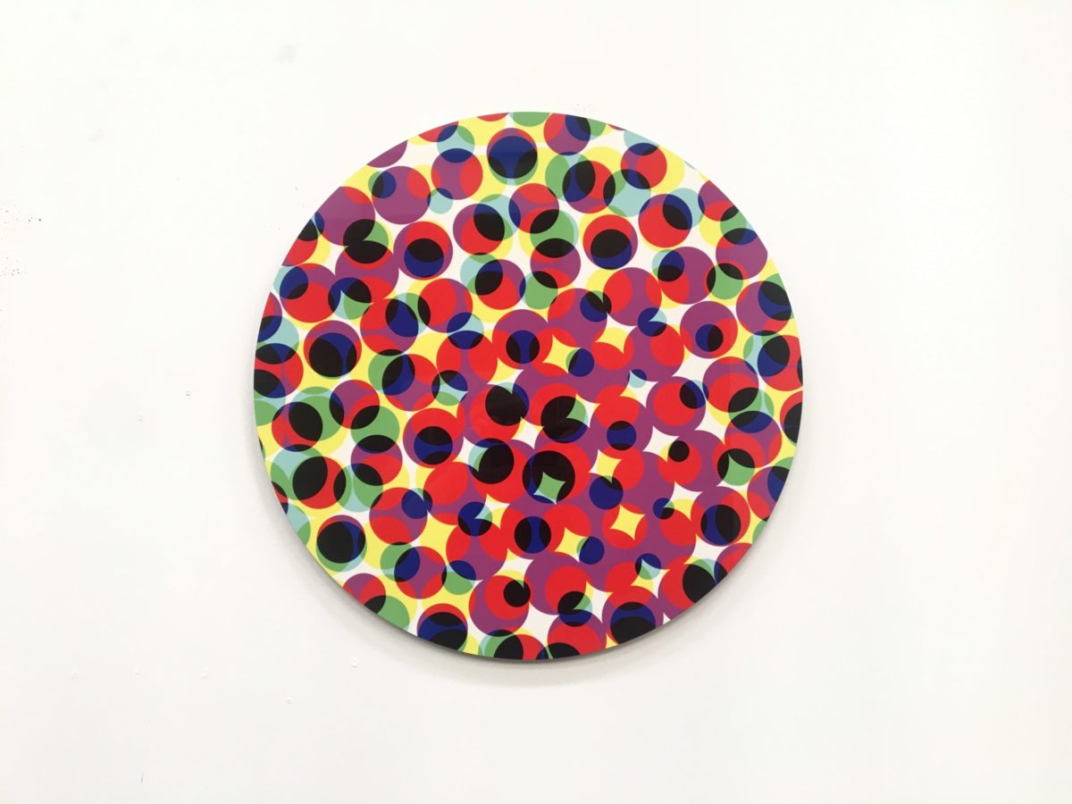 Rini Circles 1 20"x20" aluminum print